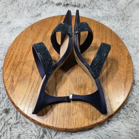 Vince Camuto Magaly Women Size 9.5M Embellished Block Heel Brazilian Made Sandal - Picture 4 of 8